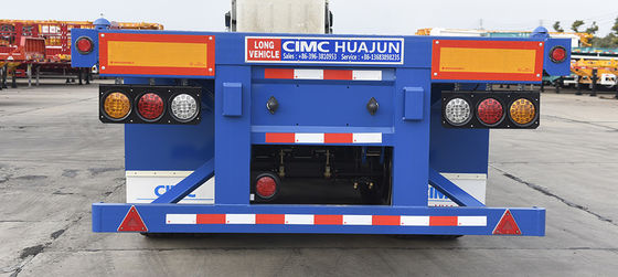 Tractor de carga útil de 40 toneladas CIMC HUAJUN 3 Eje Semi-remolque de contenedores de 40 pies