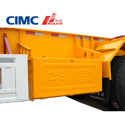 CIMC 2 Eje Semiremolque esquelético para contenedor de 20 pies 28T tren de aterrizaje 13T Eje incluido