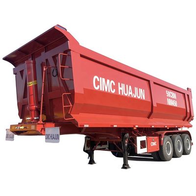 Semi-remolque de descarga personalizado con 90 /50 King Pin de CIMC HUAJUN