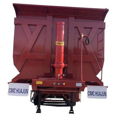 Semi-remolque de descarga personalizado con 90 /50 King Pin de CIMC HUAJUN