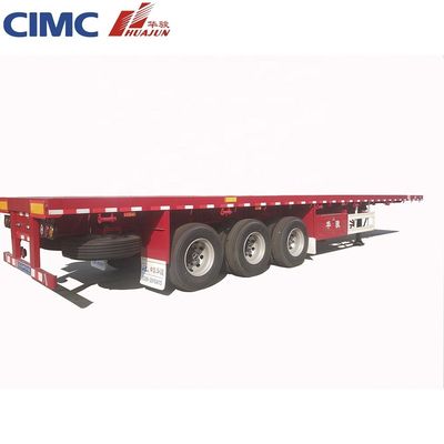 CIMA HUAJUN 40ft 3 Eje Semirremolque de cama plana con válvula Wabco y 20 años de experiencia