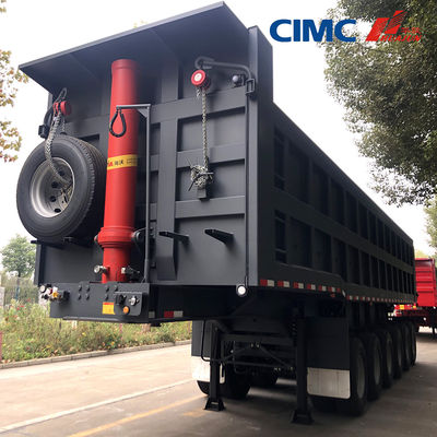 CIMC HUAJUN 40 toneladas 3 Ejes Multi Ejes Remolque hidráulico con tirador para necesidades de camiones