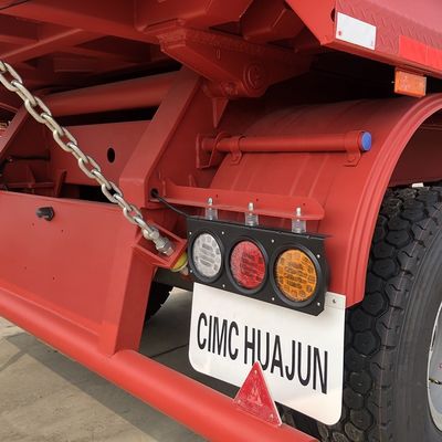 Transporte de equipos pesados con remolque especial de semirremolque CIMC HUAJUN de 10300*3050 mm