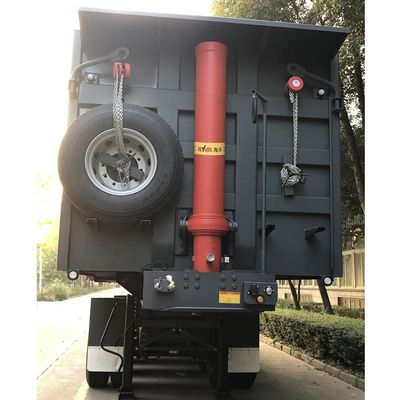 6 Ejes Vehículo de remolque para el mercado de Ghana T700/Q345 viga principal de acero y características opcionales