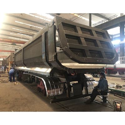 12R22.5 neumáticos de 4 ejes remolque hidráulico de tipo U 38CBM de CIMC HUAJUN