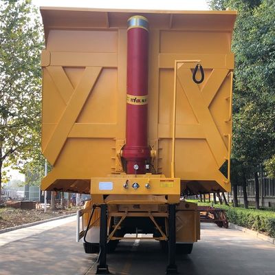 Sistema hidráulico Hyva 4 Eje Semiremolque de tipo FC para el transporte de acero de carga pesada