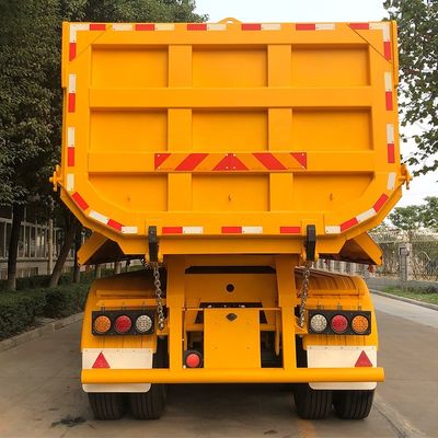 Sistema hidráulico Hyva 4 Eje Semiremolque de tipo FC para el transporte de acero de carga pesada
