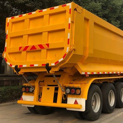 Sistema hidráulico Hyva 4 Eje Semiremolque de tipo FC para el transporte de acero de carga pesada