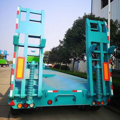 Remolque de camión CIMC HUAJUN Lowboy Remolque de cama baja para carreteras sin pavimentar y terrenos accidentados
