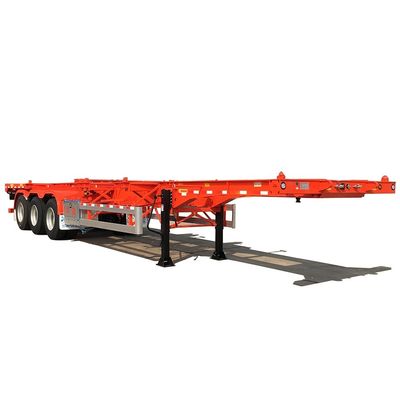 Contenedor de diseño Chasis Esqueleto Remolque Fabricantes en para 20 pies y 40 pies de transporte