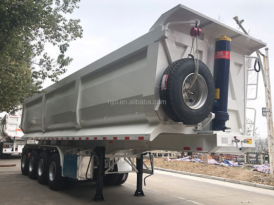 Mejor 57CBM ATV de remolque de inclinación por CIMC con 13TON eje FUWA y 12R22.5 neumáticos