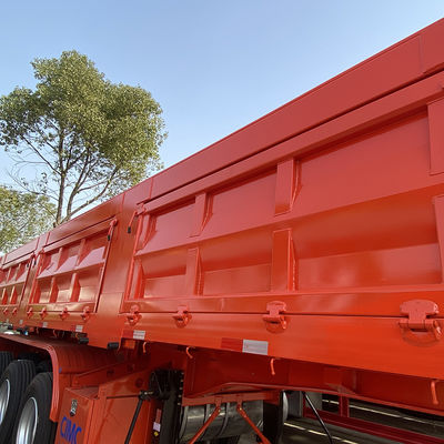 Tractor de 3 ejes de gran capacidad, descargable, semirremolque para transporte de carbón de 50 a 80 toneladas de carga