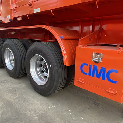 Tractor de 3 ejes de gran capacidad, descargable, semirremolque para transporte de carbón de 50 a 80 toneladas de carga