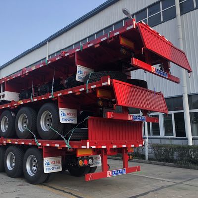 JOST 90 Kingpin y 13T FUWA Axle CIMC HUAJUN 3 Semirremolque de cerca de eje