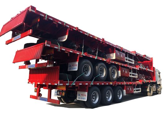JOST 90 Kingpin y 13T FUWA Axle CIMC HUAJUN 3 Semirremolque de cerca de eje