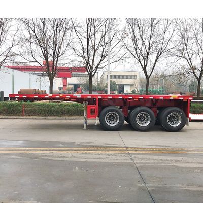 CIMC Semi remolque de contenedores de cama plana La solución definitiva para el transporte de contenedores