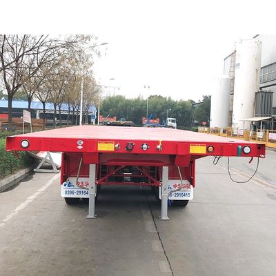 CIMC Semi remolque de contenedores de cama plana La solución definitiva para el transporte de contenedores