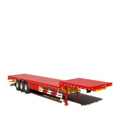 50/60/80/100 toneladas Remolque de lecho bajo para soluciones de transporte de excavadoras pesadas