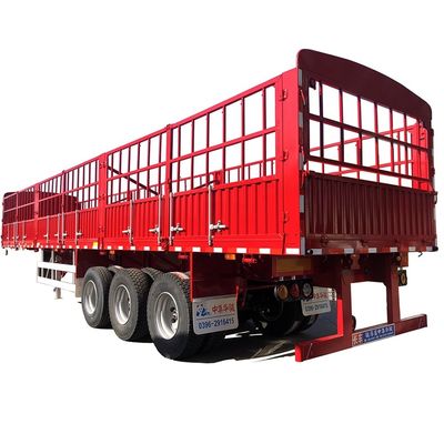 JUNLONG L400 3 Ejes 40 toneladas Semi remolque de cerca para aplicaciones de trabajo pesado