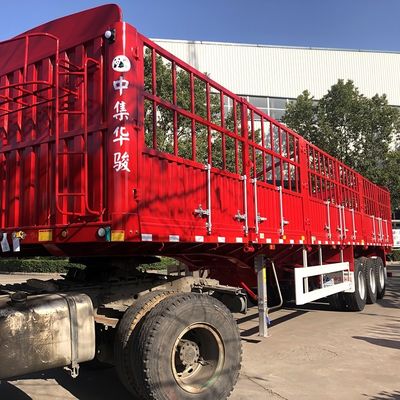 JUNLONG L400 3 Ejes 40 toneladas Semi remolque de cerca para aplicaciones de trabajo pesado