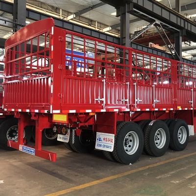JUNLONG L400 3 Ejes 40 toneladas Semi remolque de cerca para aplicaciones de trabajo pesado