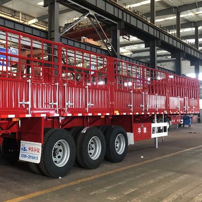JUNLONG L400 3 Ejes 40 toneladas Semi remolque de cerca para aplicaciones de trabajo pesado