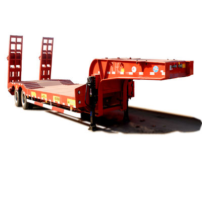 50/60/80/100 toneladas Remolque de lecho bajo para soluciones de transporte de excavadoras pesadas