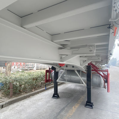 Semiremolque con suspensión mecánica de 3 ejes con inclinación lateral para un transporte suave y estable