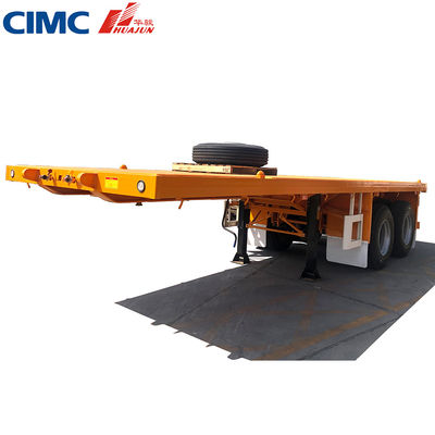 JOST Tractor de aterrizaje de dos velocidades 2 3 4 Ejes Semi camión de cama plana Remolque de contenedores 20-53 Ft
