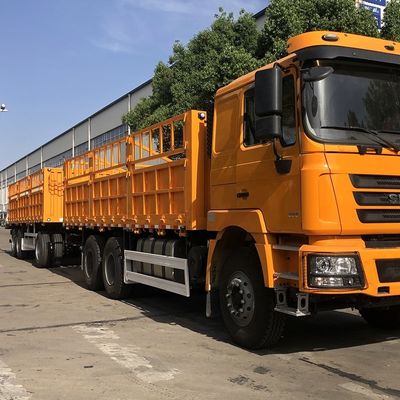 Top Design CIMC HUAJUN Trailer de carga de estaca con doble caja de cerca Semi-trailer