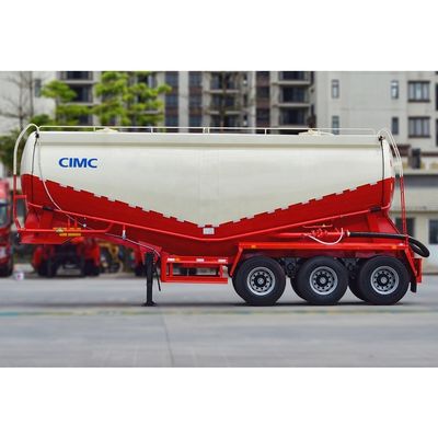 CIMC HUAJUN 40CBM Durable Cementos en polvo seco, tanque transportador de 3 ejes, tanque semi-remolque