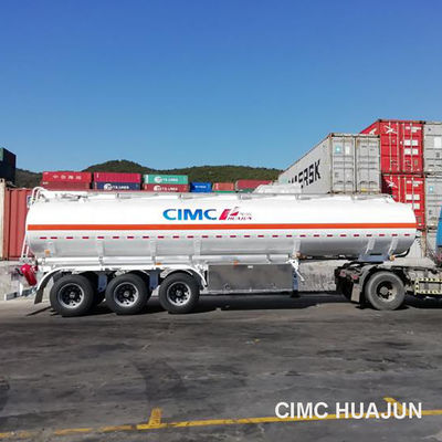 CIMC HUAJUN 3 Eje camión cisterna diésel remolque 30000L-60000L tanque de combustible semirremolque