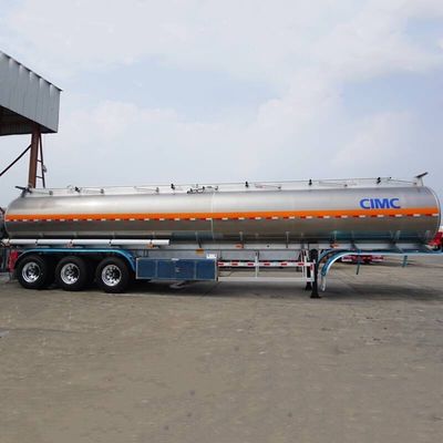 Fuwa 3 Ejes 45000 litros de combustible de aleación de aluminio o de acero inoxidable Cementos camiones cisterna remolques