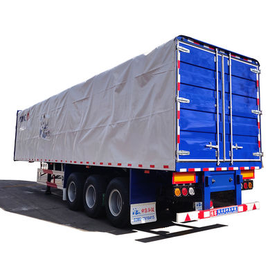 CIMC HUAJUN Semi remolque de cortina lateral remolque de camión acero 13750*2500 CN HEN 50ton Ce