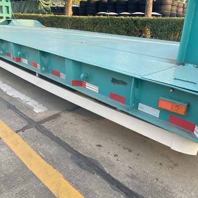 Semirremolque de 45 toneladas de lecho bajo utilizado para camiones Remolque para el transporte de sus equipos industriales