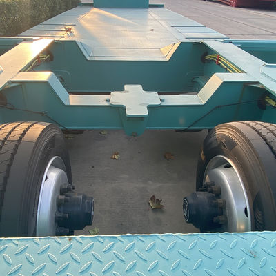 Semirremolque de 45 toneladas de lecho bajo utilizado para camiones Remolque para el transporte de sus equipos industriales