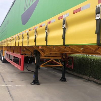 Capacidad de 50 toneladas, tipo Tailandia, remolque de contenedores de 40 pies para carga seca y ligera