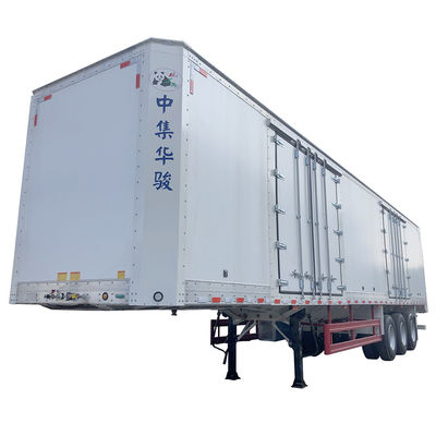 JOST Landing Gear Van tipo remolque Box trailer 70CBM Semirremolque para clientes B2B