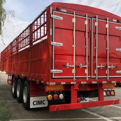 Semi-remolque de carga de 60 toneladas para el transporte de carga por CIMC HUAJUN