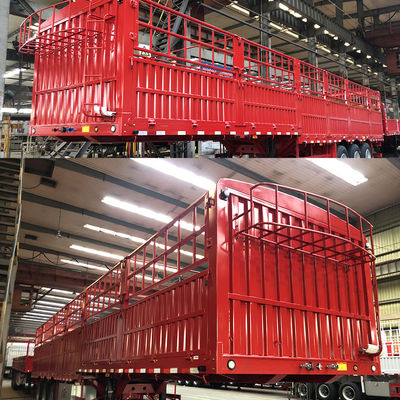 Semi-remolque de carga de 60 toneladas para el transporte de carga por CIMC HUAJUN