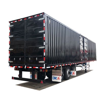 Contenedor de furgoneta seca para pies Semirremolque Equipado con neumáticos 10.00R20/ 11.00R20/ 12R22.5