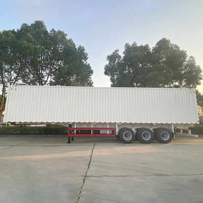 Material de acero de alta tracción CIMC Remolque de camión para transporte de carga de carga máxima 50T