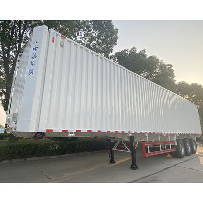 Material de acero de alta tracción CIMC Remolque de camión para transporte de carga de carga máxima 50T