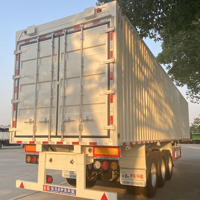 Material de acero de alta tracción CIMC Remolque de camión para transporte de carga de carga máxima 50T