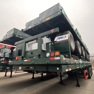 Transporte de mercancías 3 Ejes Cerco de estaca Semi remolque con sistema de frenos WABCO