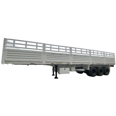 FUWA 13TON Eje CIMC HUAJUN 3 Ejes 13000*2690*1500 Semirremolque de carga blanco