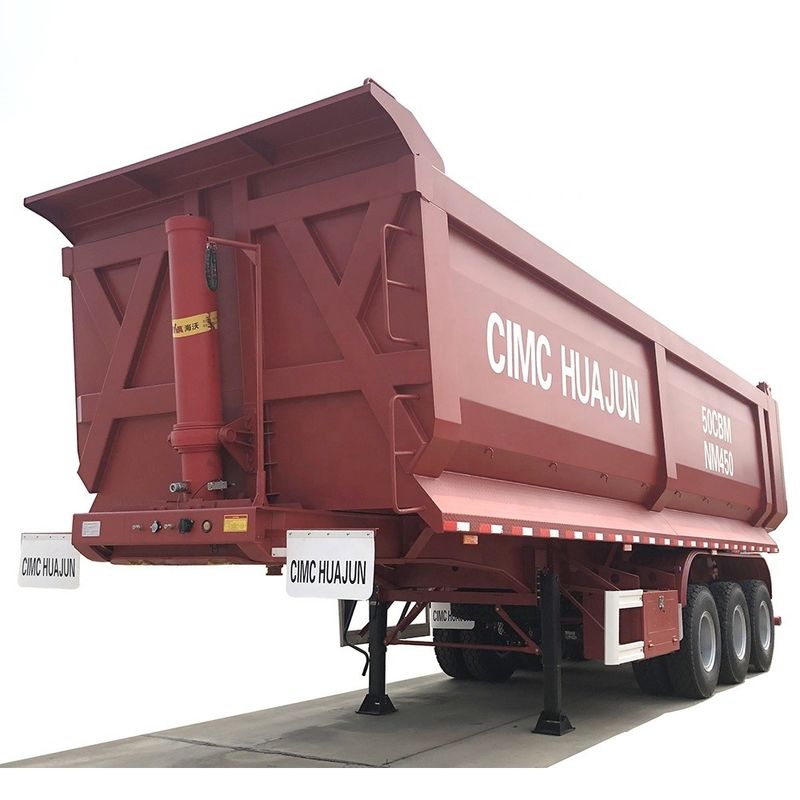 Transporte de equipos pesados con remolque especial de semirremolque CIMC HUAJUN de 10300*3050 mm