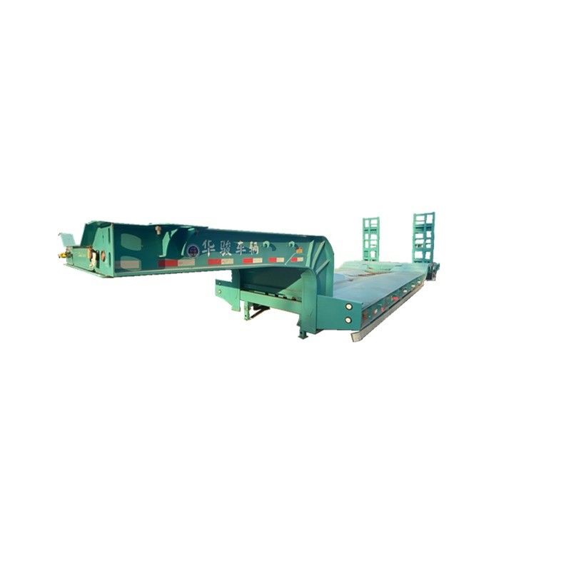 Semirremolque de 45 toneladas de lecho bajo utilizado para camiones Remolque para el transporte de sus equipos industriales