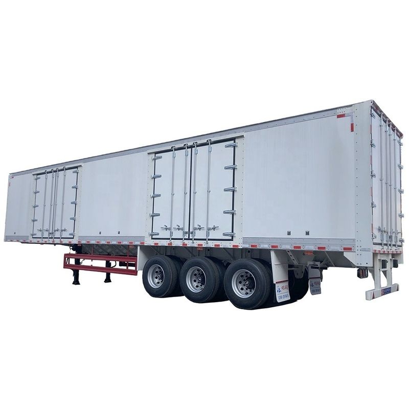 JOST Landing Gear Van tipo remolque Box trailer 70CBM Semirremolque para clientes B2B